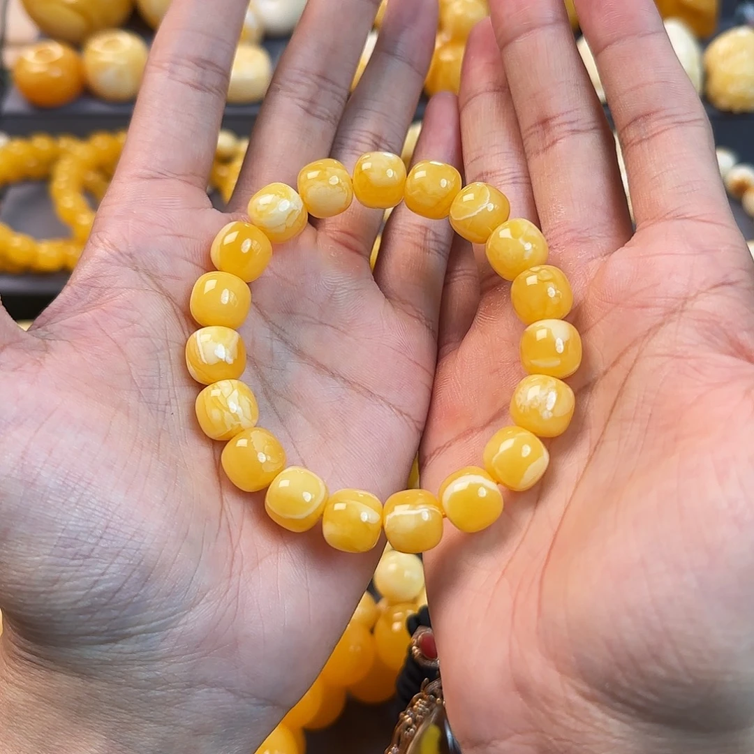 未镶嵌琥珀珠宝奇石12mm同料