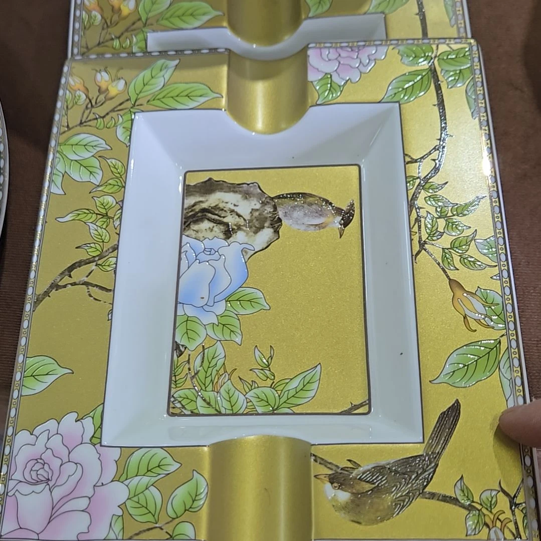 碗微瑕琴瑟和鸣烟缸2个6666666666