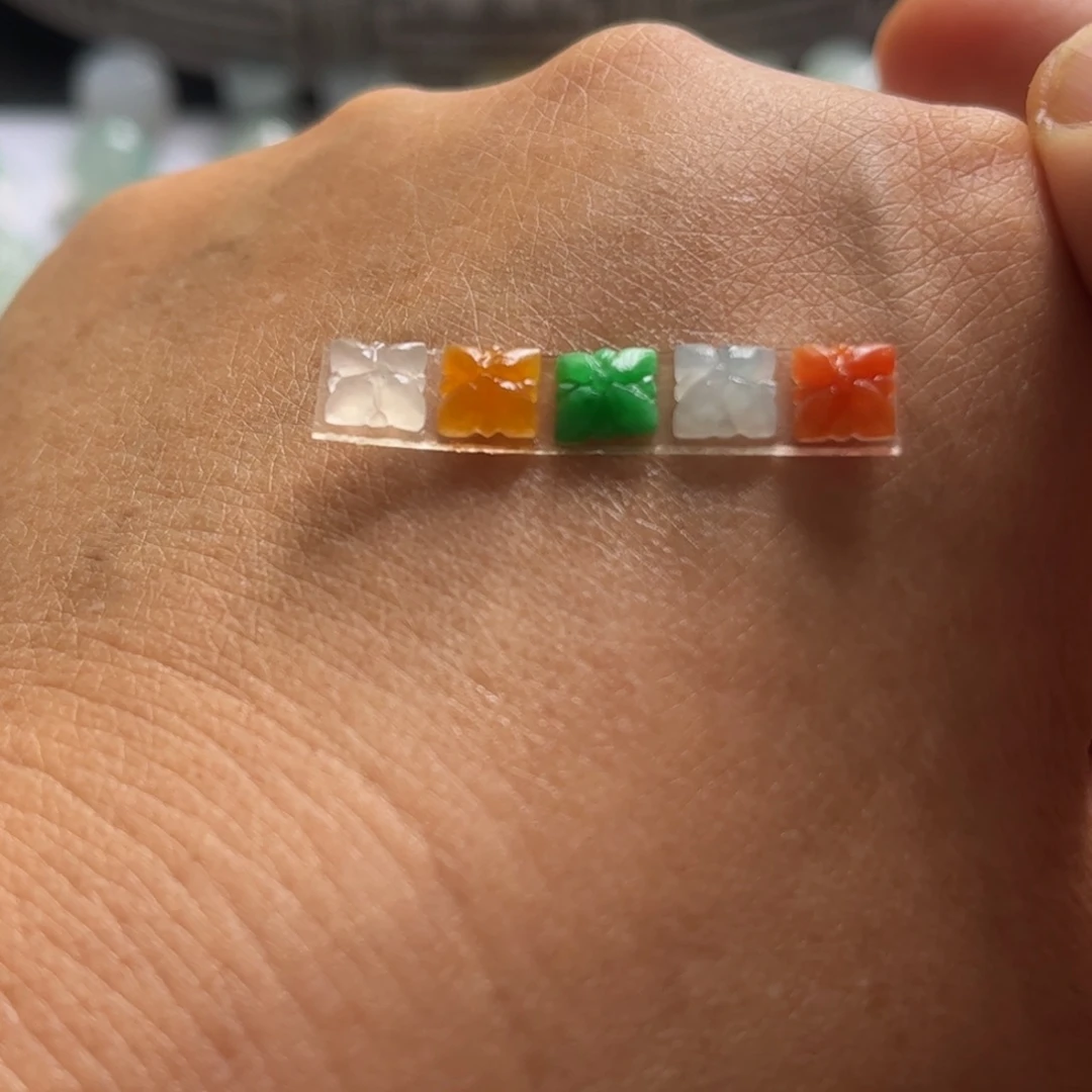 未镶嵌定制翡翠四叶草