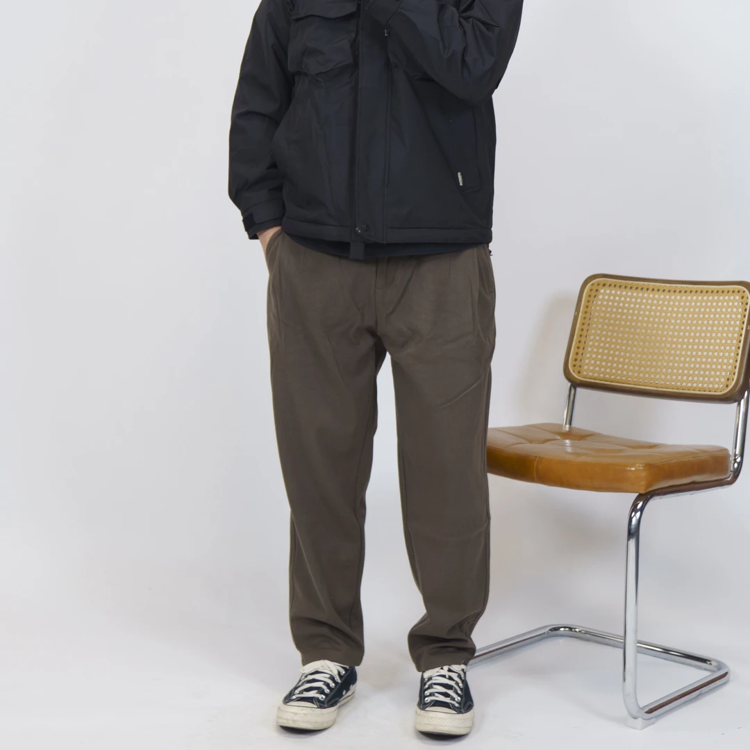 商务微锥西裤【89586秋冬抽绳休闲裤】松紧腰百搭简约