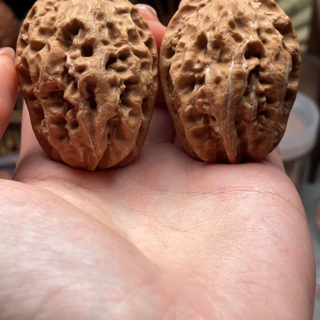 文玩核桃把件楸刀鱼57