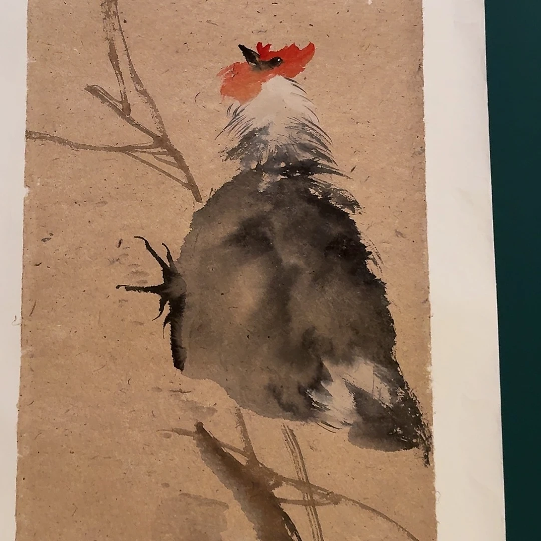 国画溥老师作品画作
