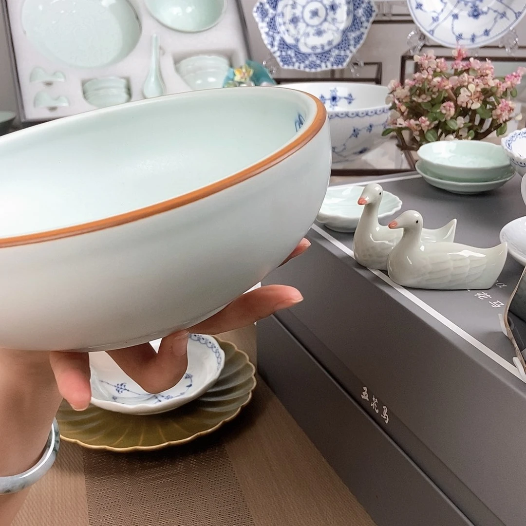 瓷片景德镇五花马陶瓷