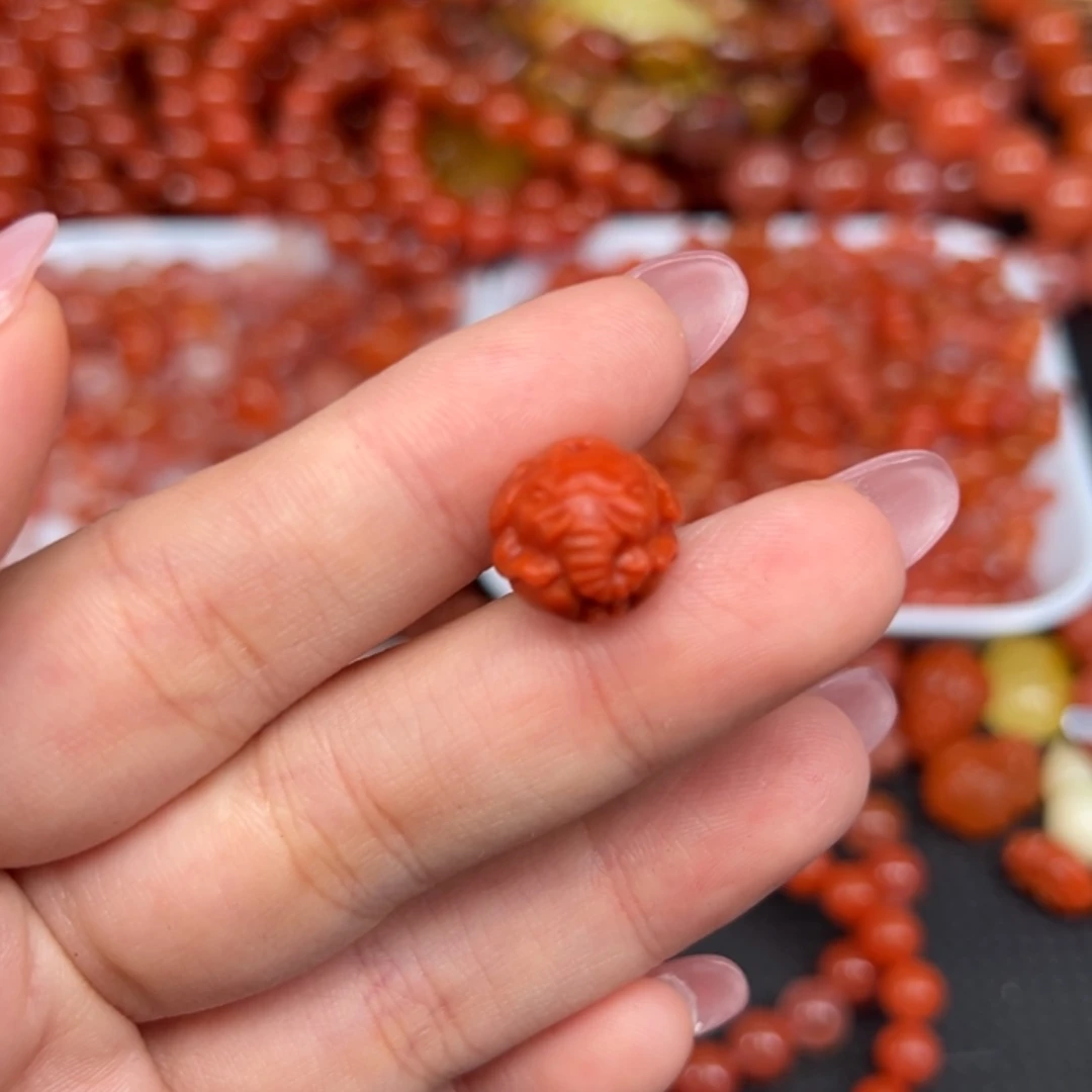 南红玛瑙未镶嵌吊坠(不含链)