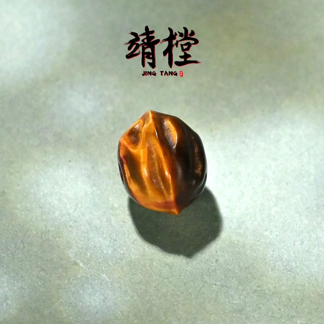 8MM天然黄虎眼横打百香籽手串配珠文玩配饰手持腰珠顶珠散珠单珠