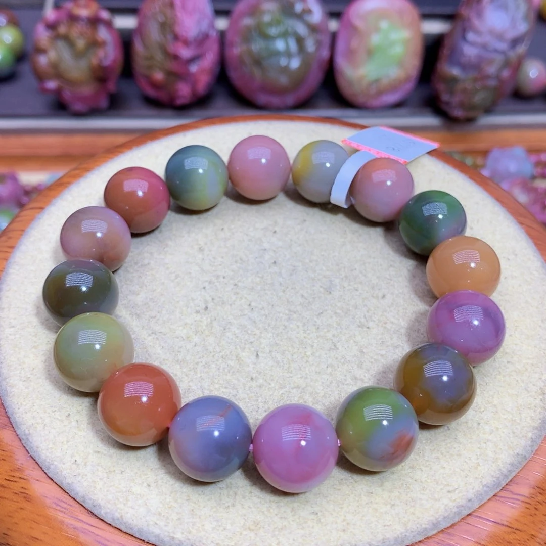 玛瑙手链未镶嵌盐源