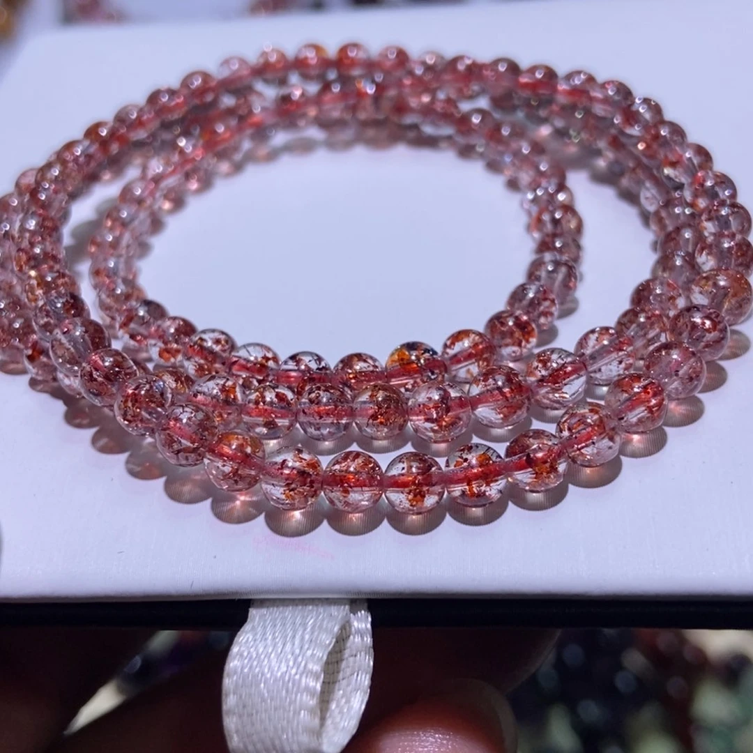 水晶手串未镶嵌金草莓