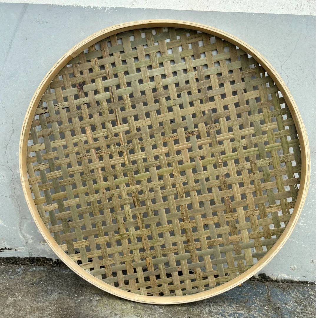 竹青有孔家用晾晒簸箕