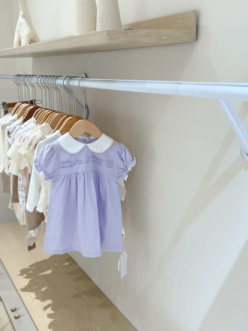 2025夏季新款婴幼儿裙子紫色裙子9161025婴儿外出服