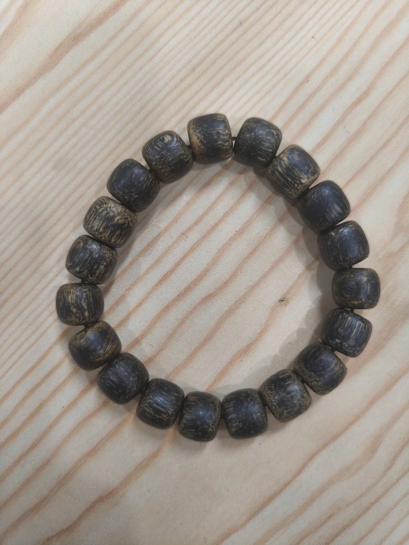 定制木珠绿奇香串-990