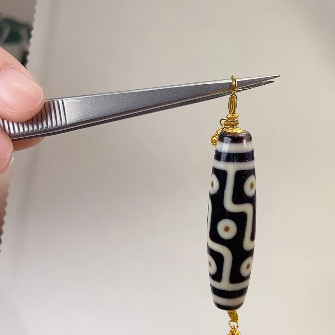 18K金镶嵌颈饰玛瑙/玉髓