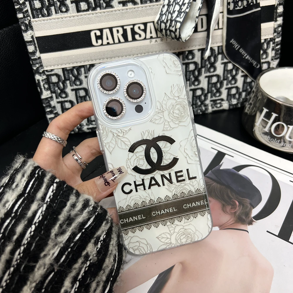 苹果15promax手机壳16高级感小香风14奢华潮牌13全包防摔12女款