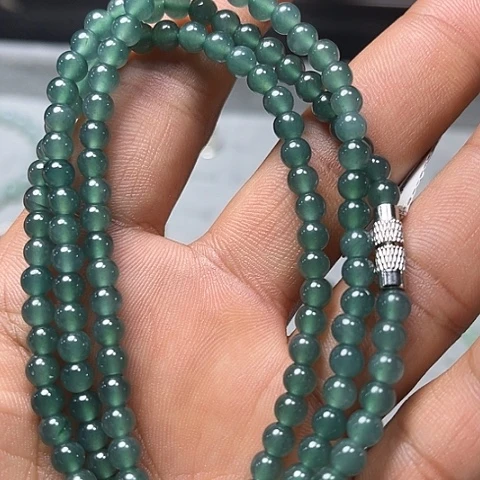 未镶嵌定制翡翠项链