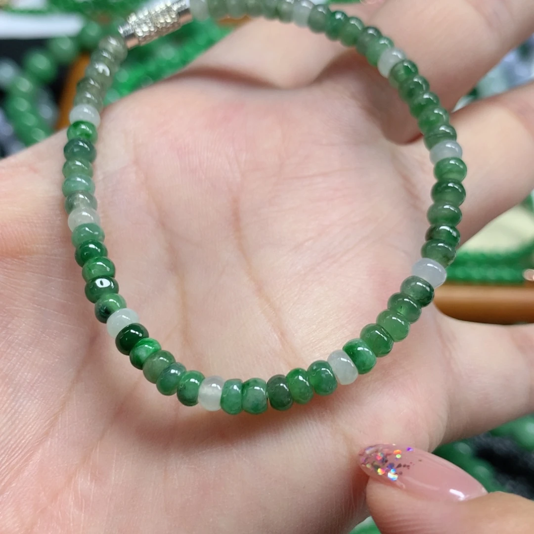 未镶嵌手链翡翠翡翠