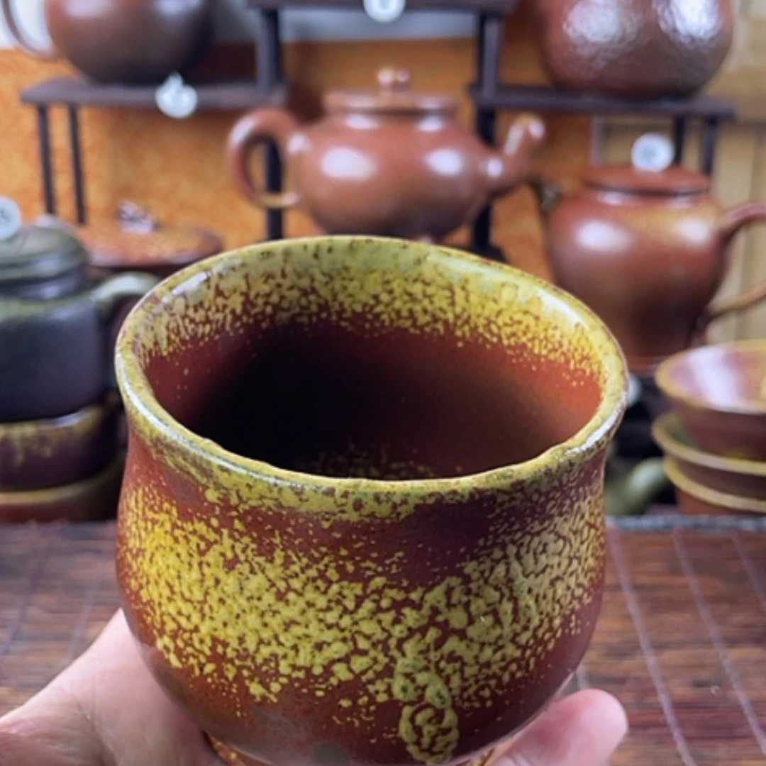 【闪购商品】开*柴烧主人杯240毫升左右微瑕