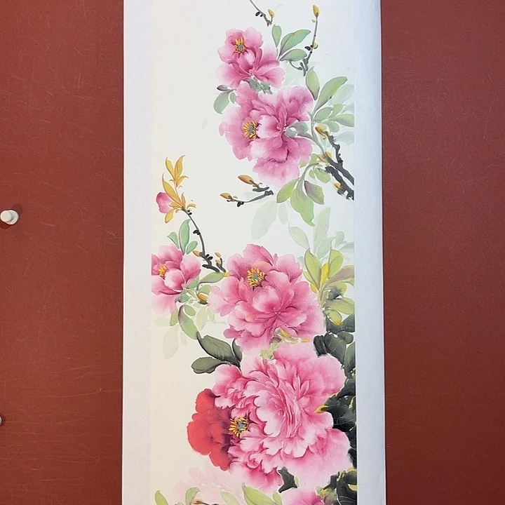 国画听兰老师花鸟