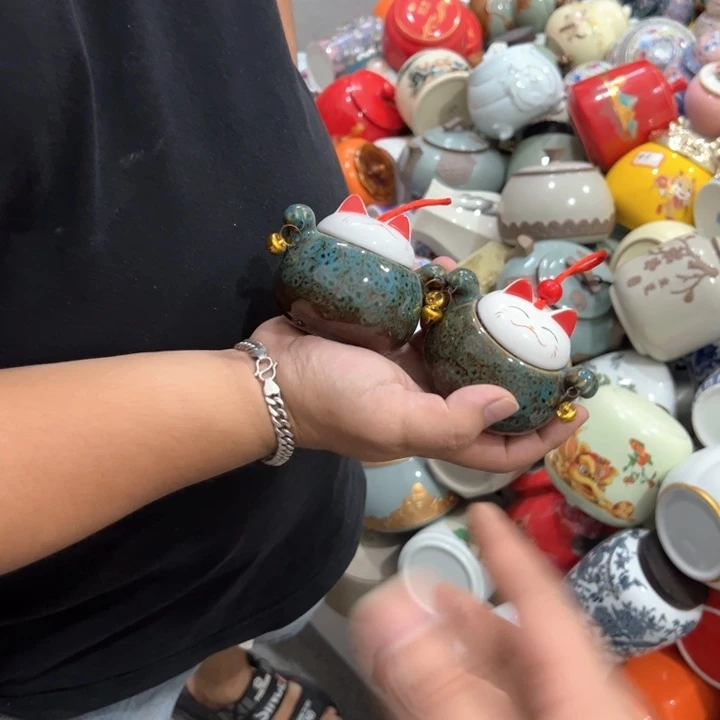 瑕疵福利品陶瓷茶叶罐介意勿拍