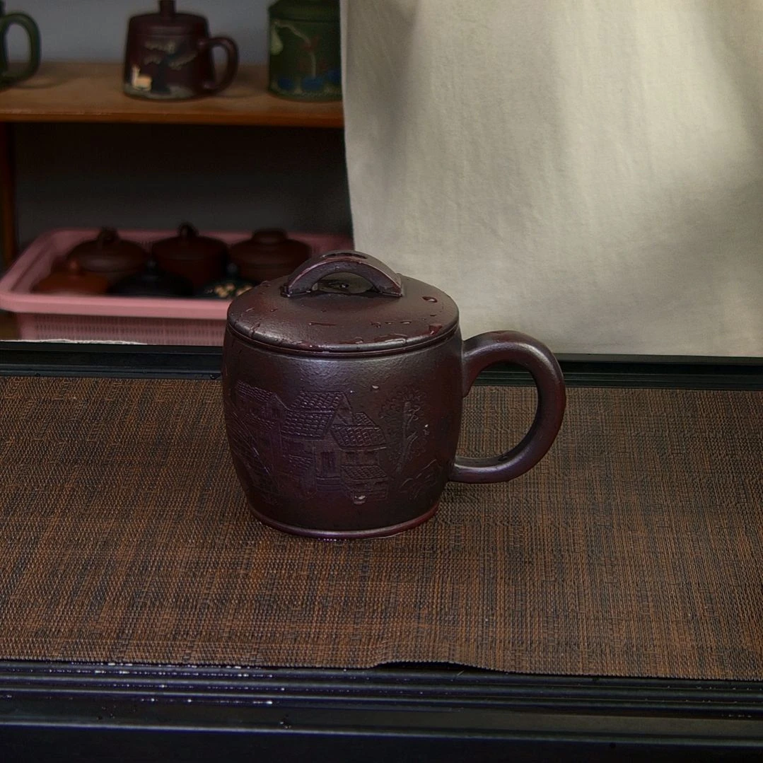 茶杯紫砂高货放漏