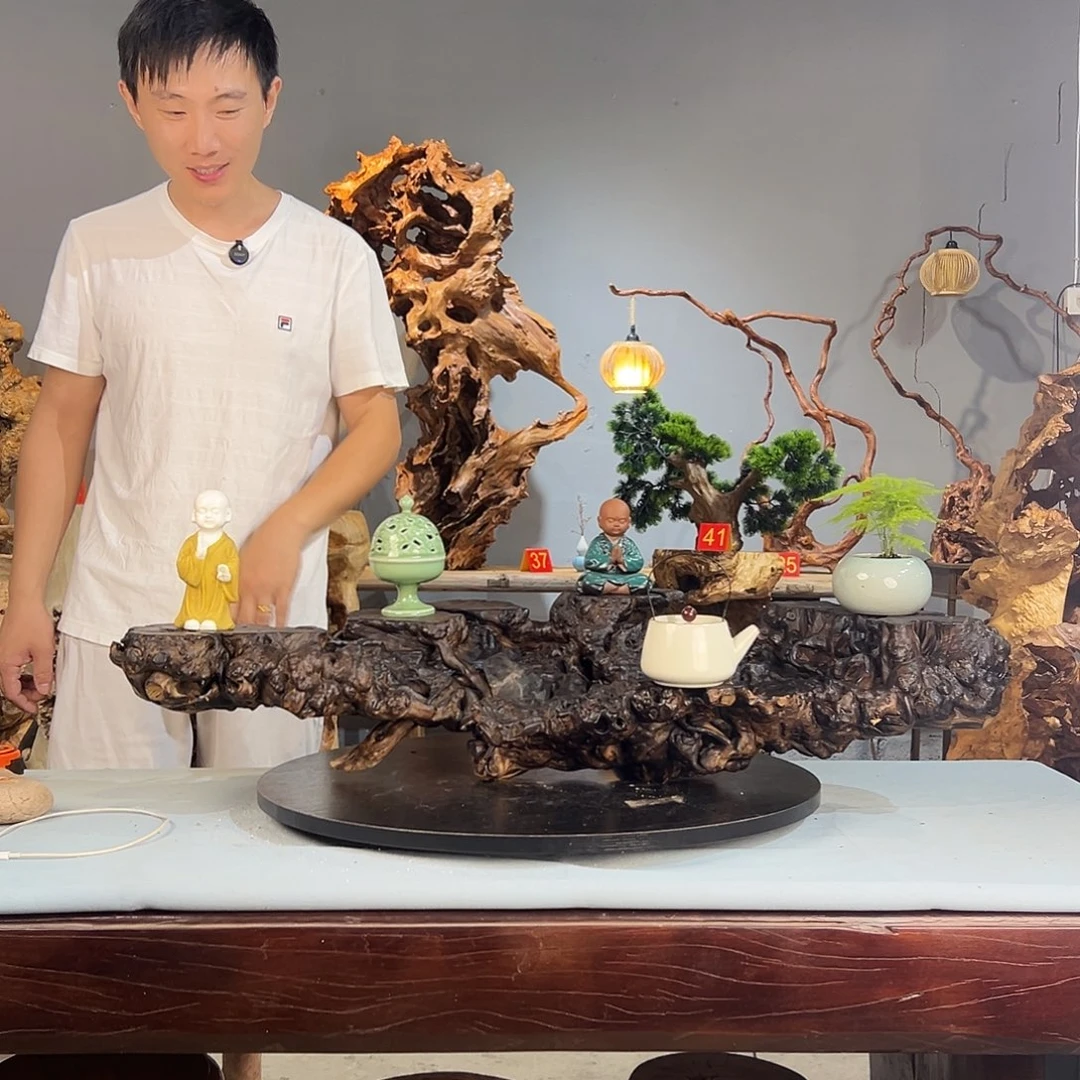 茅***魂香榧木皖南根雕999自然一体