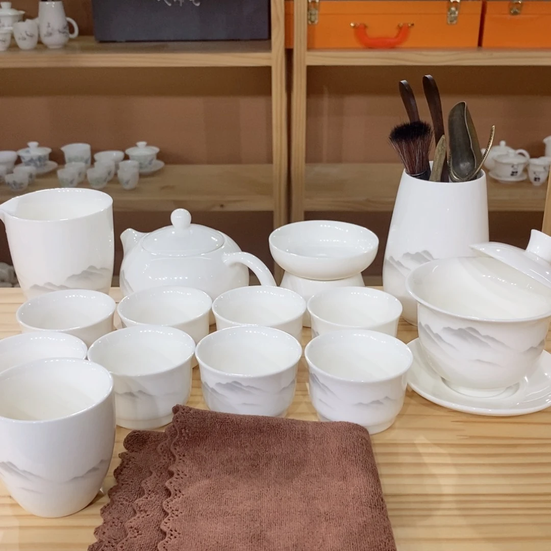 高端茶具套组水墨21
