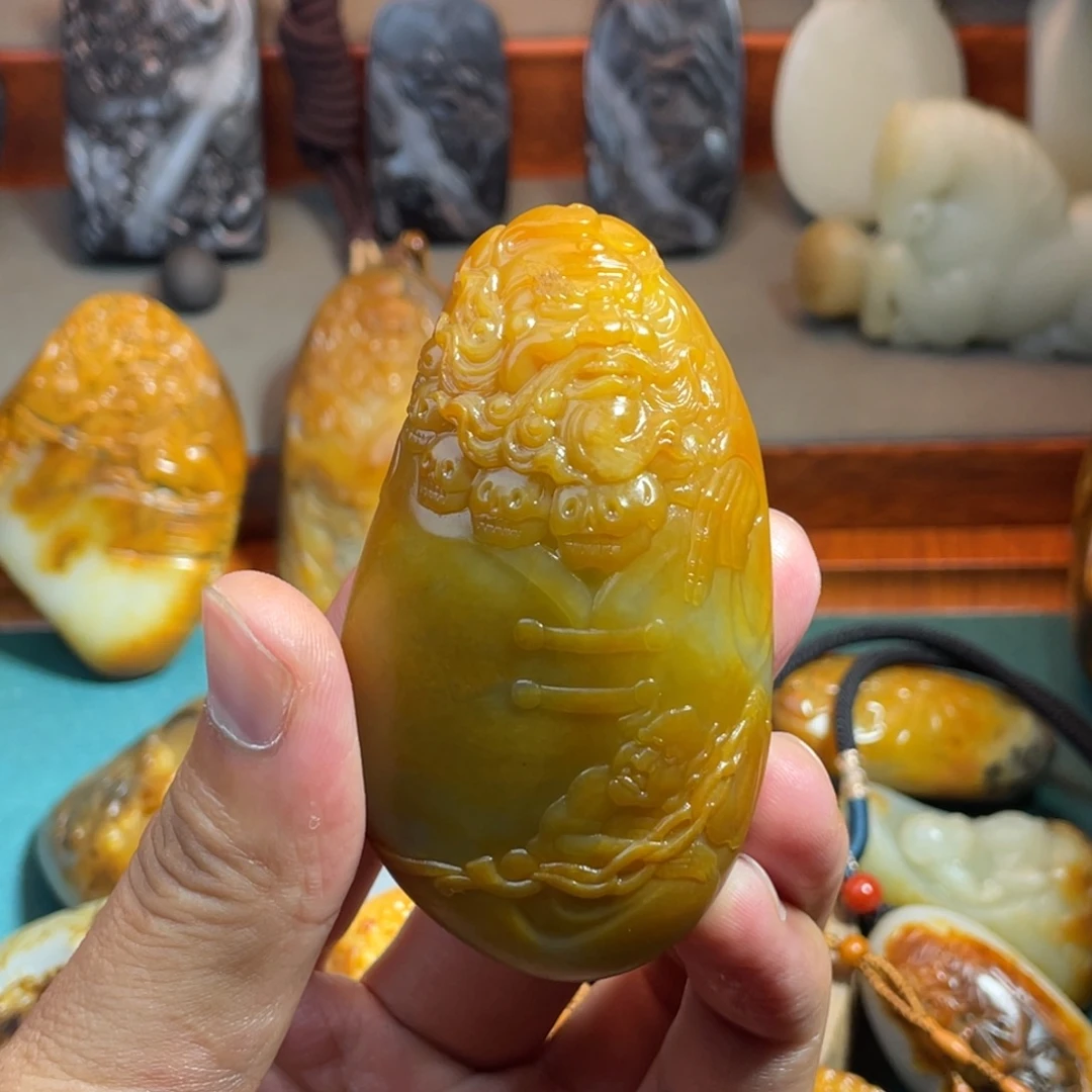 吊坠(不含链)未镶嵌和田玉