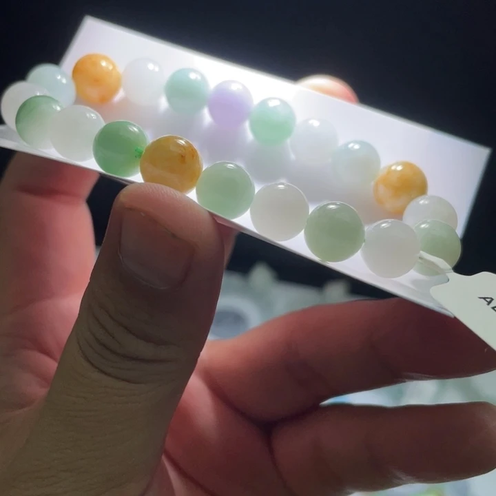 未镶嵌手链翡翠翡翠卡9