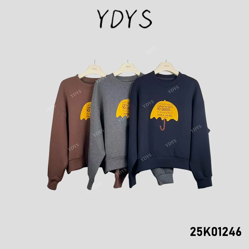 【YDYS】25K01246 2025新款时尚气质小众T恤
