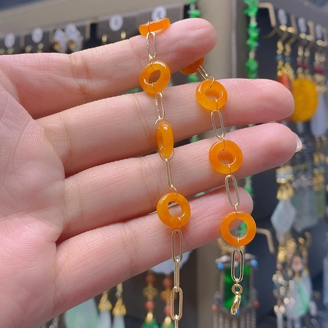 未镶嵌翡翠耳饰翡翠