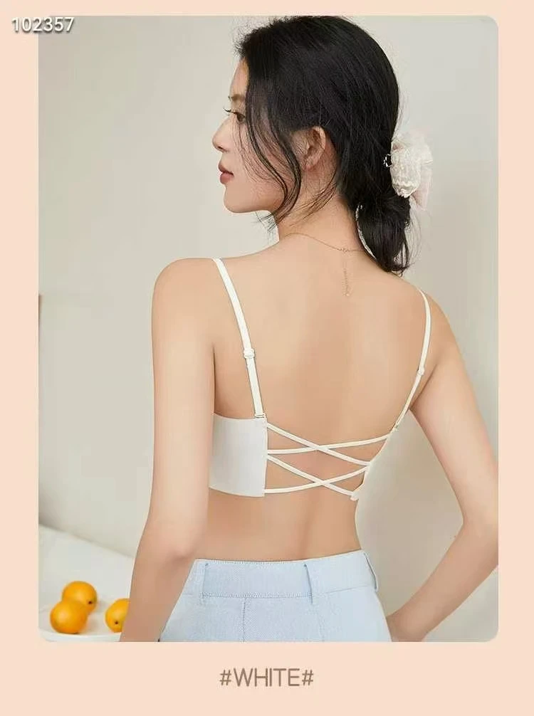 夏季无痕美背 后背交叉带设计 3色可选