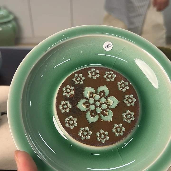 龙泉云间青瓷小米茶器