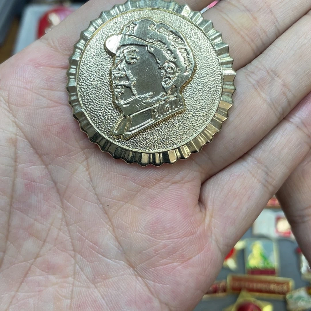 狼***战铝红色收藏精品小章