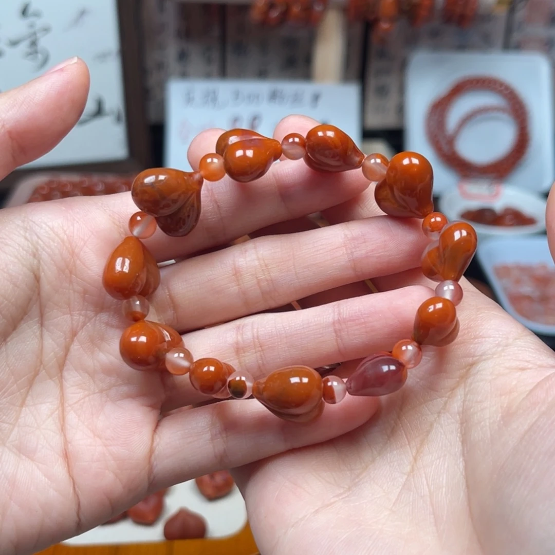南红玛瑙未镶嵌手串