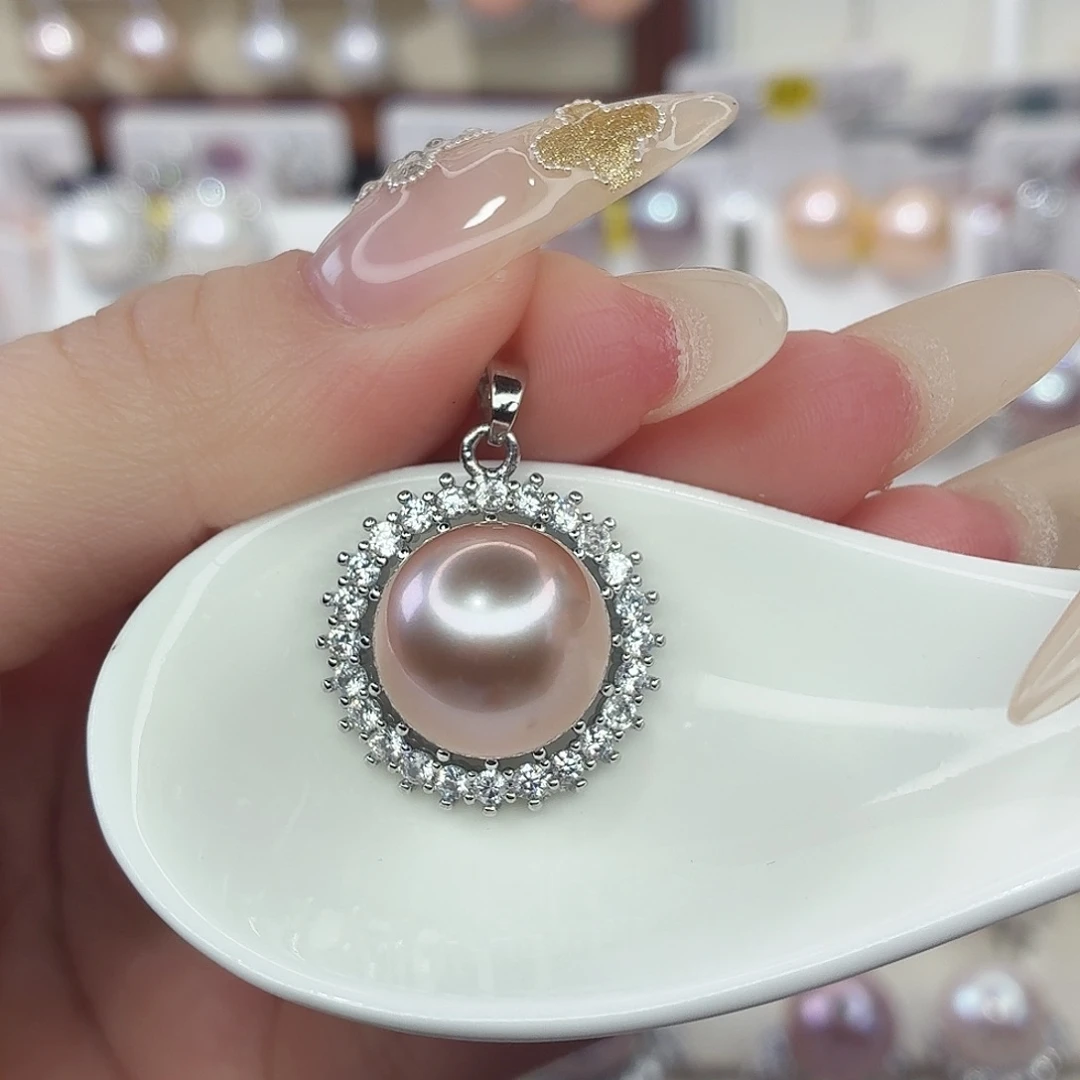 颈饰合金淡水珍珠F