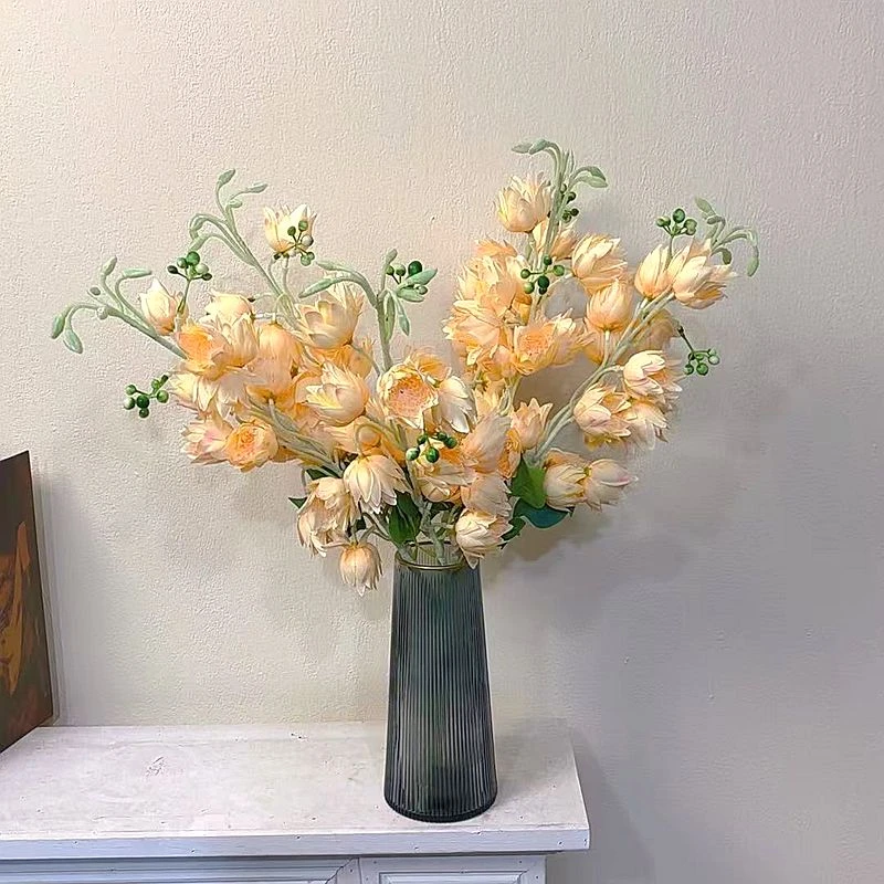 仿真花假花室内客厅房间装饰花摆件餐桌花摆设花花束轻奢