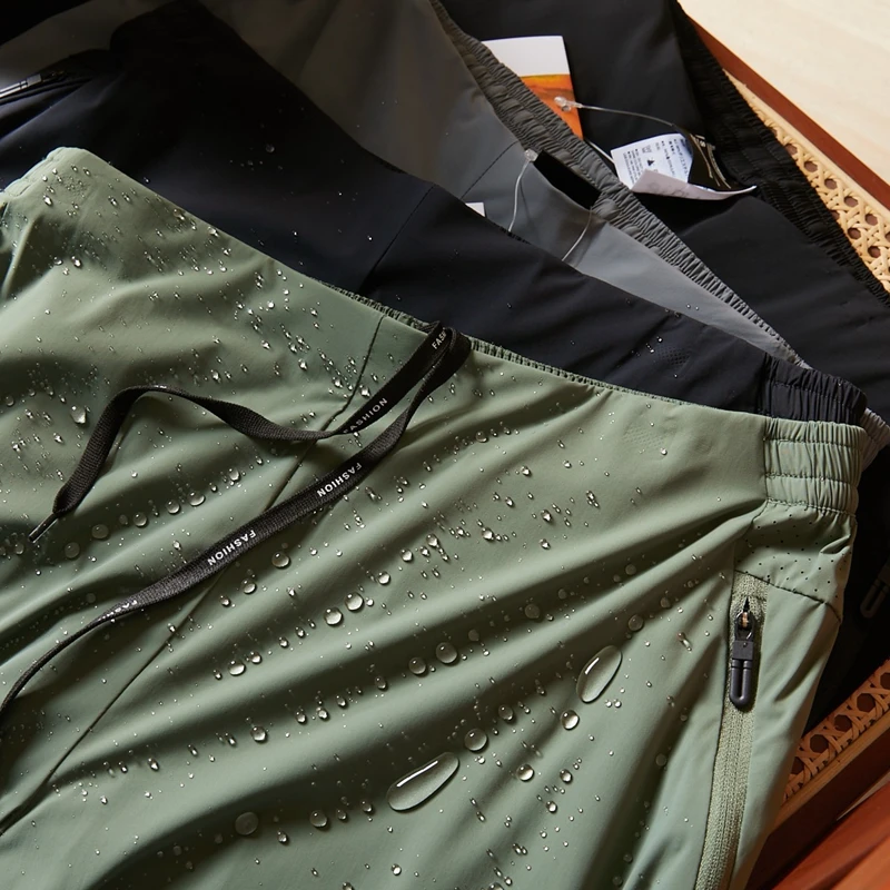 凉感速干透气！轻量化！丝滑舒爽！夏季男士立体裁剪运动休闲皮肤裤