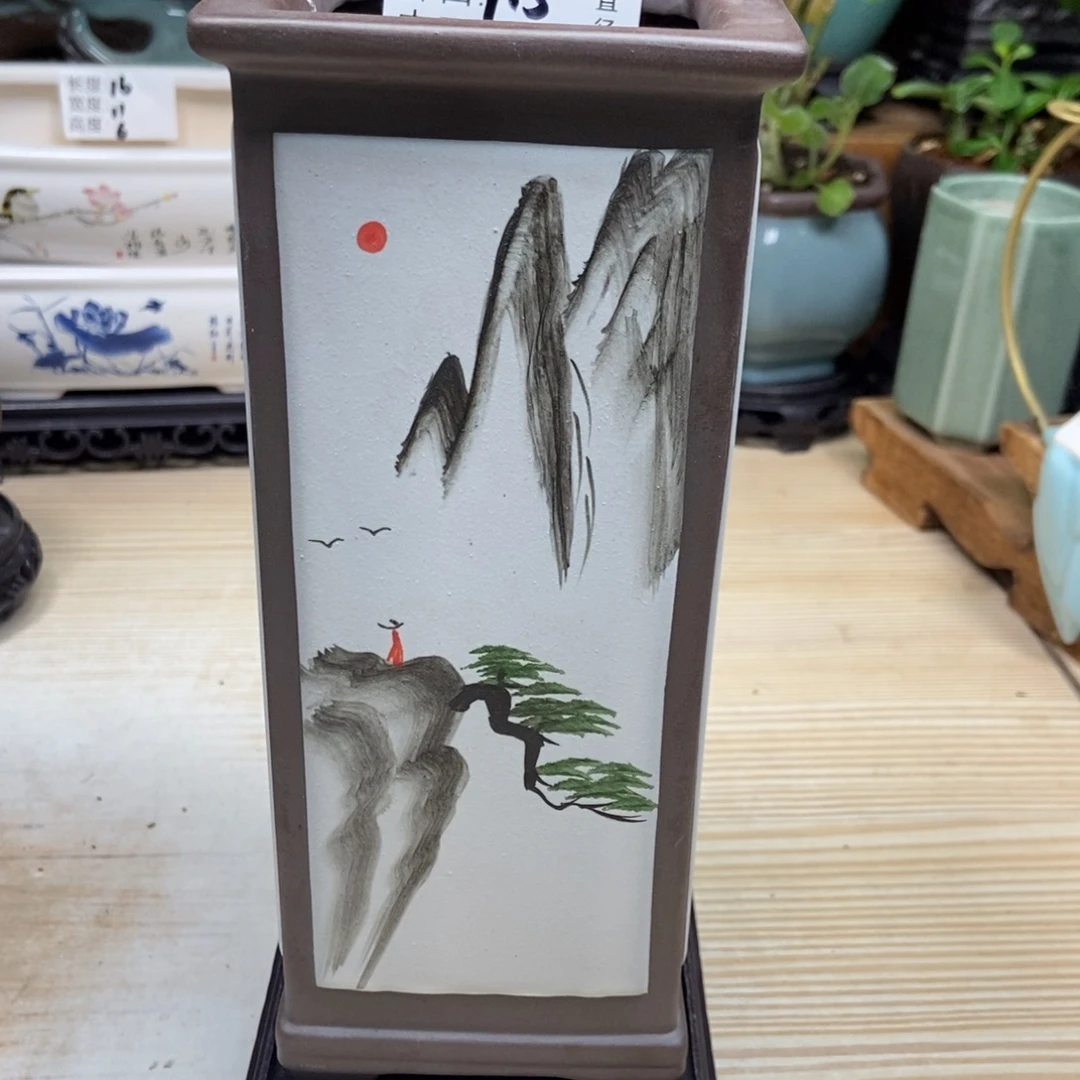 瓷片陶瓷花盆陶瓷艺术