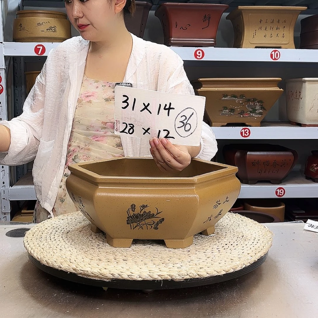 紫砂花盆紫砂花盆
