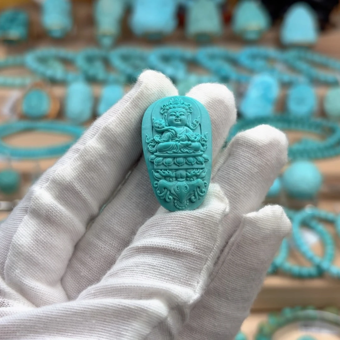 绿松石未镶嵌珠宝奇石