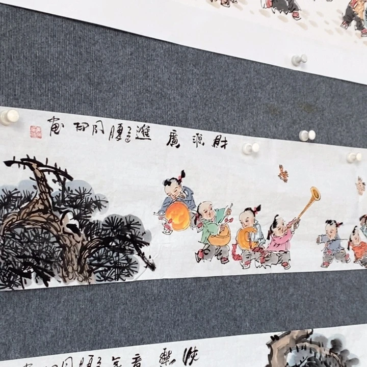 国画洪*堂绘画作品欣赏