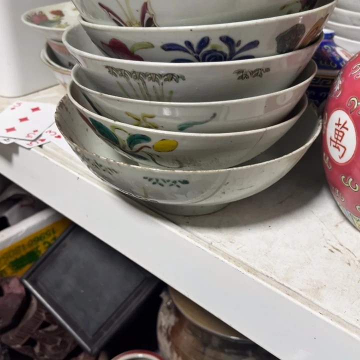 都是瑕疵品看好下单六个冲线碗