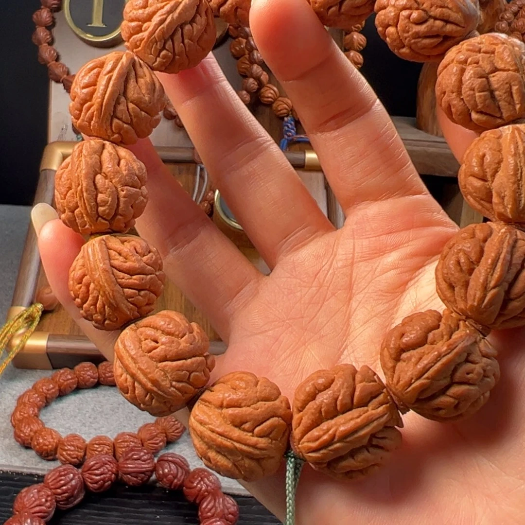 手串桃核23霸王龙元宝