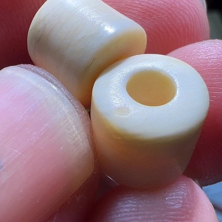 卡10高级白桶珠一对