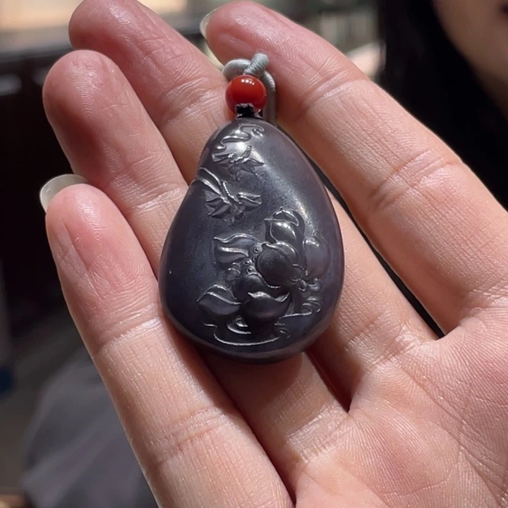 和田玉未镶嵌吊坠(不含链)