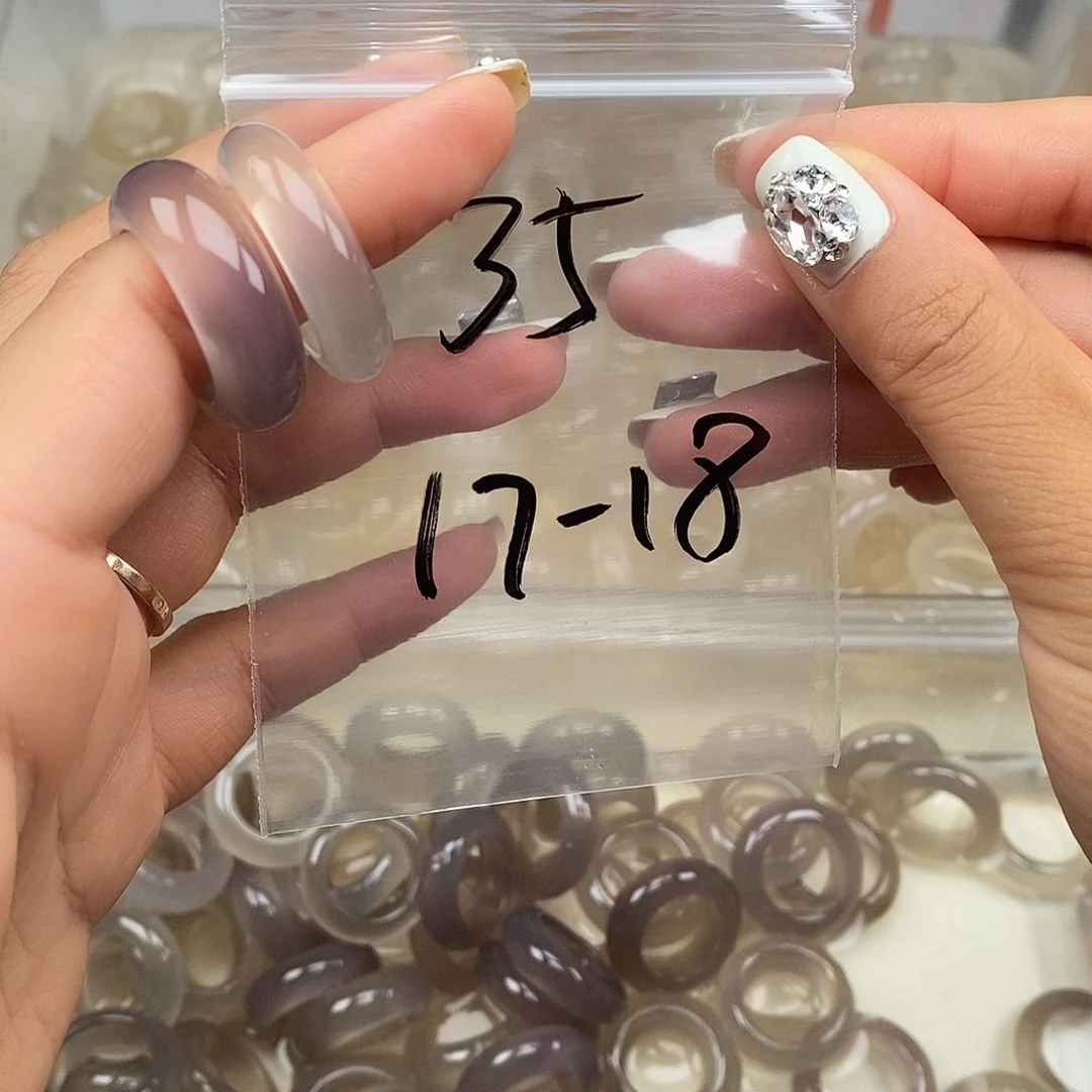 玛瑙/玉髓戒指合金