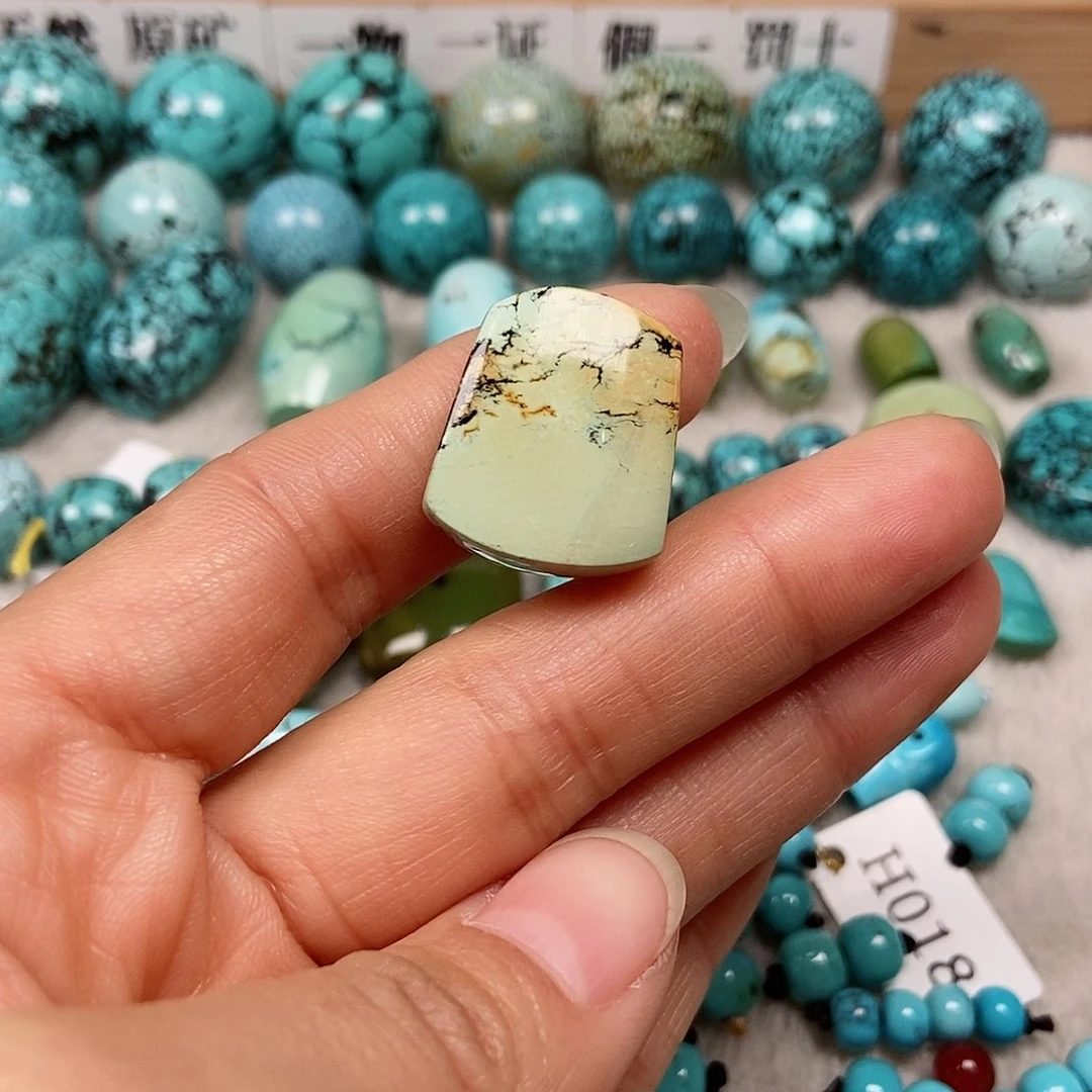 未镶嵌绿松石珠宝半成品