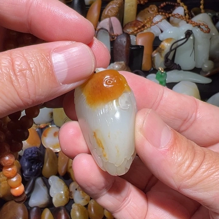 和田玉吊坠(不含链)未镶嵌