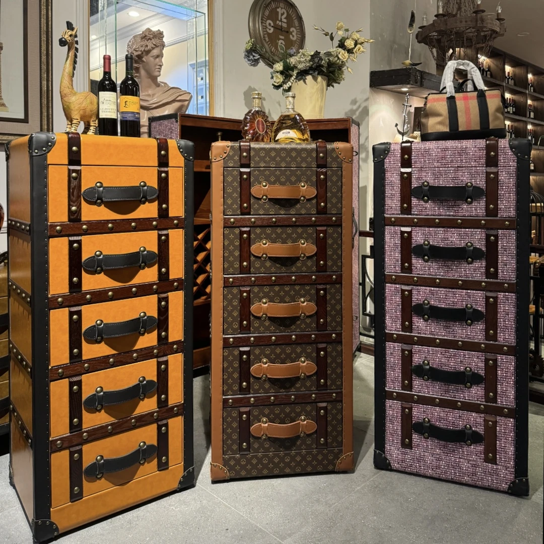 大促补贴活动 五斗柜 棕色 橙色 粉色 下单备注颜色 56*46*134cm