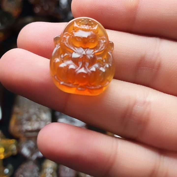 琥珀颈饰未镶嵌2.1