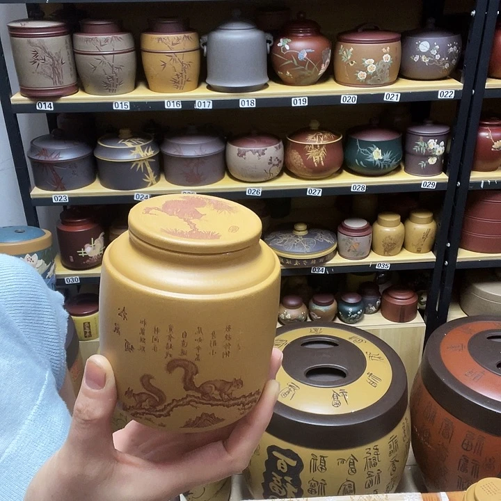 紫砂茶叶罐紫砂茶叶罐