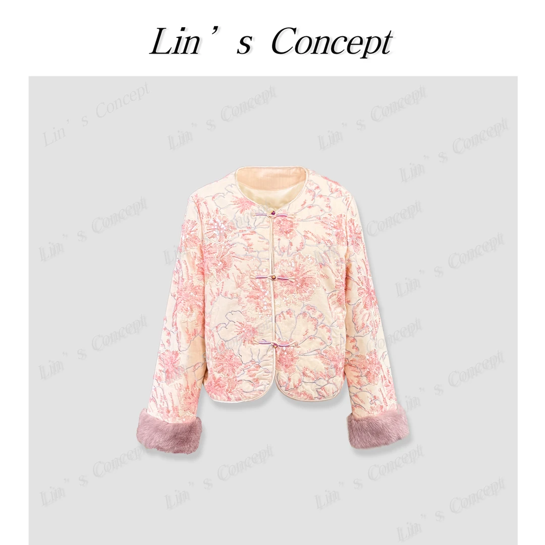 【Lin's concept】{殿堂之光}高奢中式国风款丝服外套DL2406811